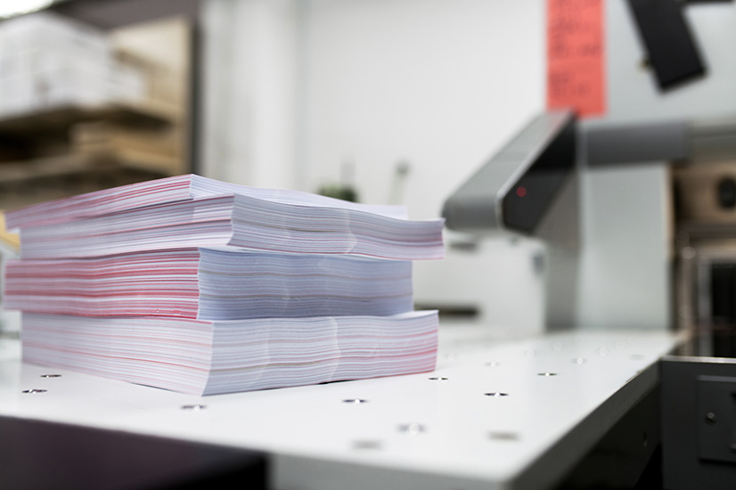 Lose Blätter drucken