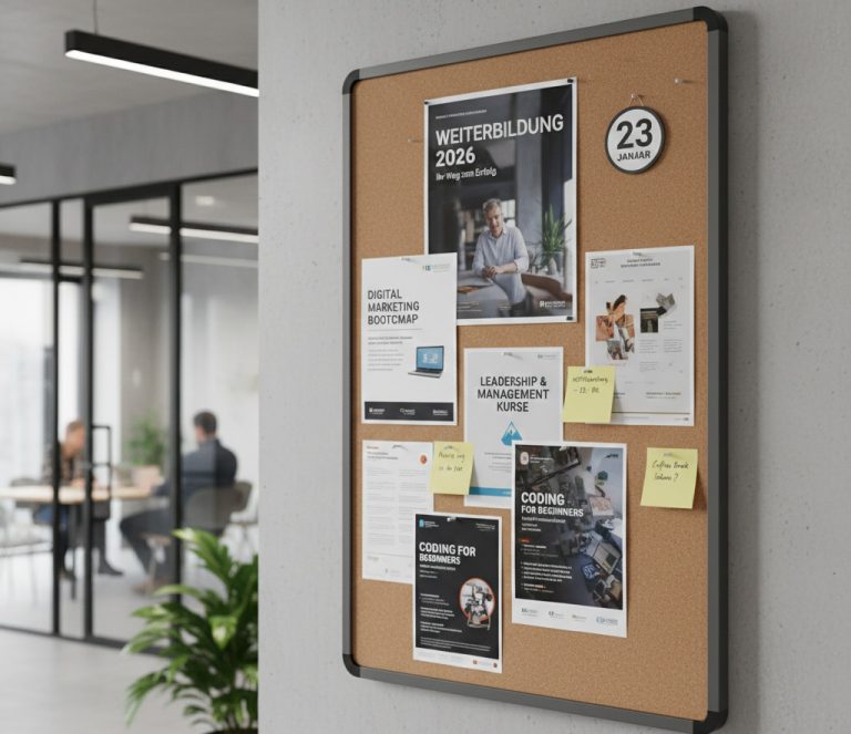 Flyer drucken, Flyer im Schulungsraum